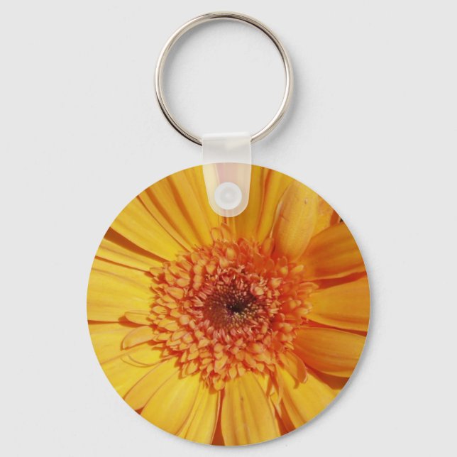 Orange Gerbera Chaveiro (Frente)