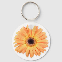 Orange Gerbera Chaveiro