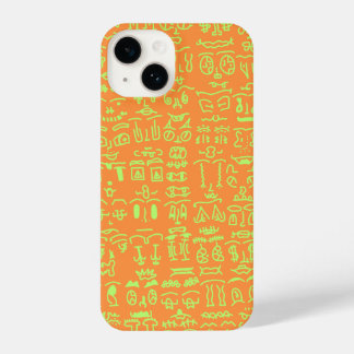 Orange & Green Doodle Pattern Case – Artist