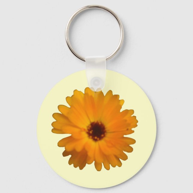 Orange Marigold Chaveiro (Frente)