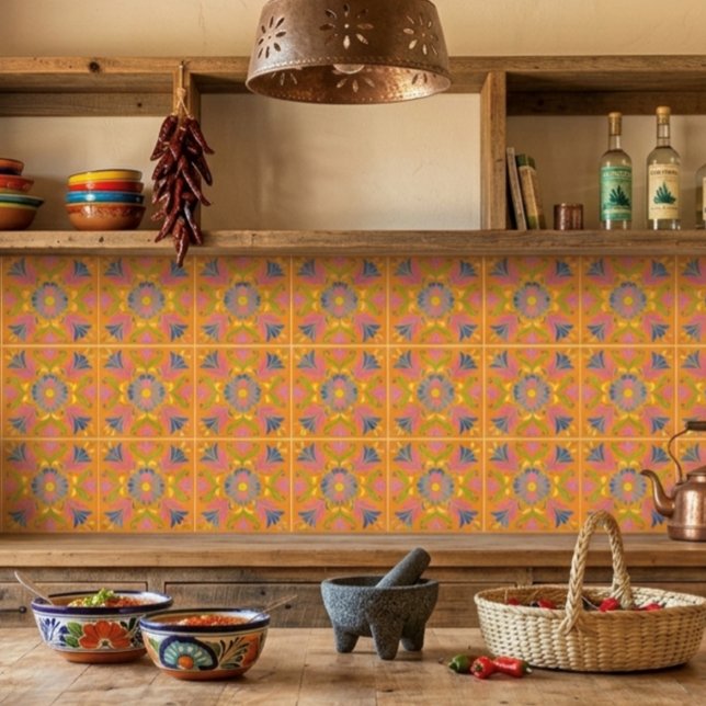 Orange Mexican Flowers Spanish (Criador carregado)