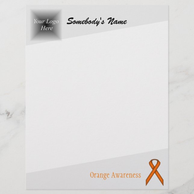 Orange Standard Ribbon por Kenneth Yoncich (Frente)