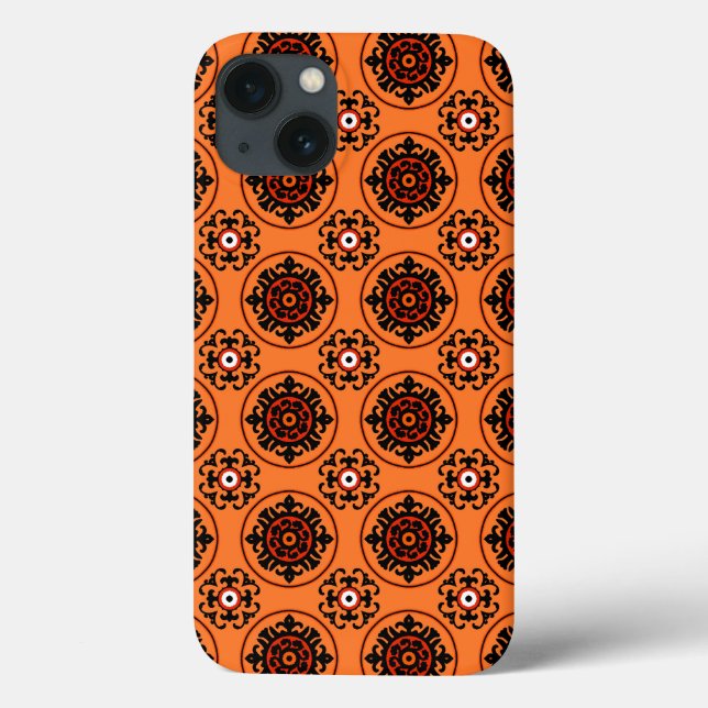 Orange Suzani Pattern (Verso)