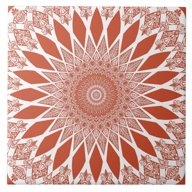 Orange Terracotta Tristyns Mandala (Frente)