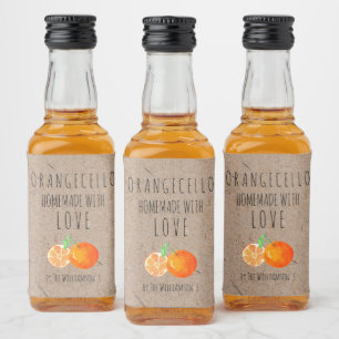 Orangecello Caseiro com Amor em Papel Kraft