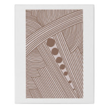 Orbit Lines & Dots Abstract Print – Editable