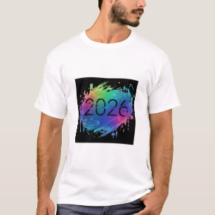 Orbital Dawn: Camiseta de Ano Novo 2026