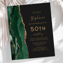 Orçamento Esmeralda Verde Dourado Ágata Escuro 50