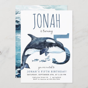 Orca 5.o Convite de Aniversário