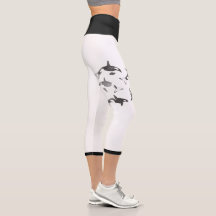Orca High Waisted Grunge Aestética Yoga Capris