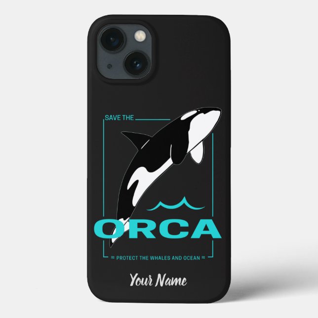 Orca Killer Whale para uma garota que ama Orcas (Verso)