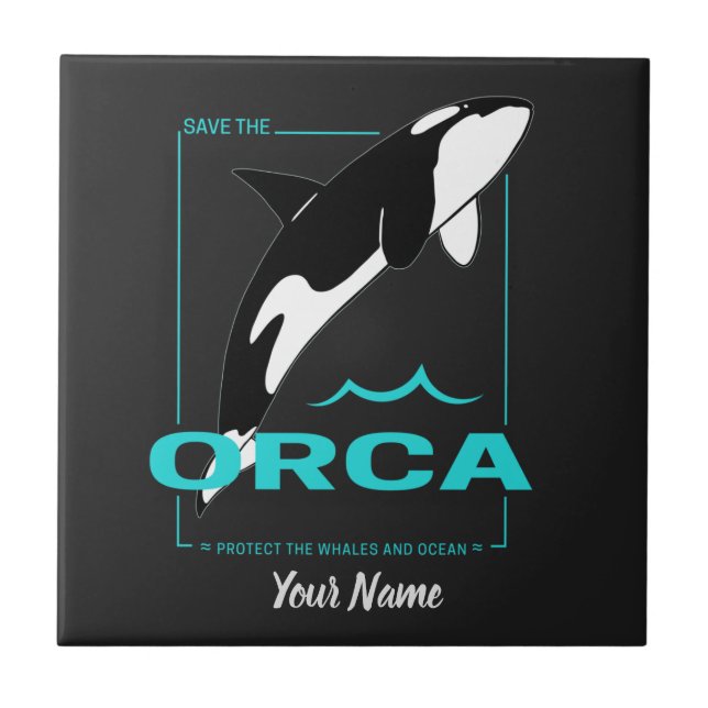 Orca Killer Whale para uma garota que ama Orcas (Frente)
