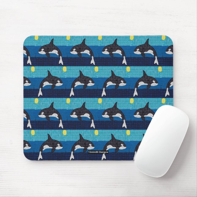 Orca (padrão) - Mouse Pad (Com mouse)