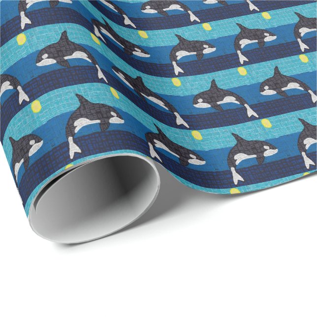 Orca - Papel de embrulho (Ponta do rolo)