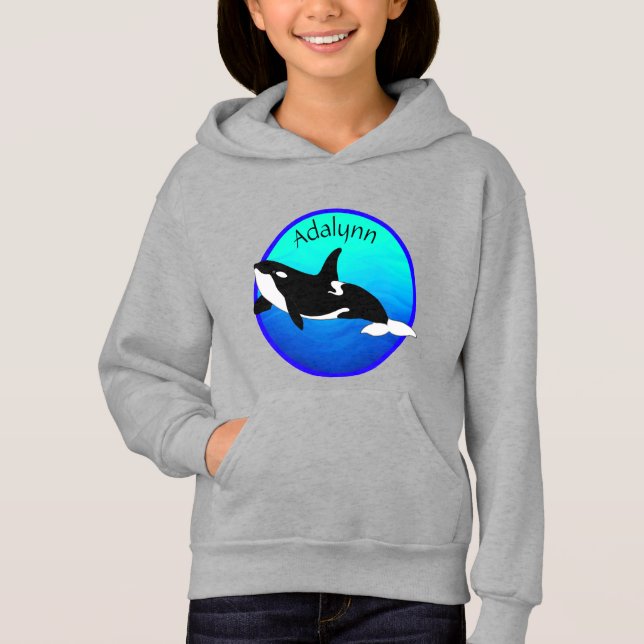 Orca personalizável - Hoodie (Frente)