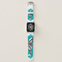 Orca tribal cerceta escovada