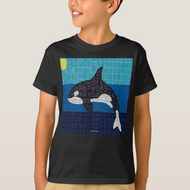 Orca (vívida) - Camiseta Básica Masculina (Frente)