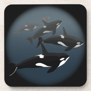 Orca Whale Porta copos Killer Whale Art Porta copo