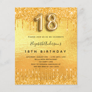 Orçamento 18.º convite à festa de aniversário