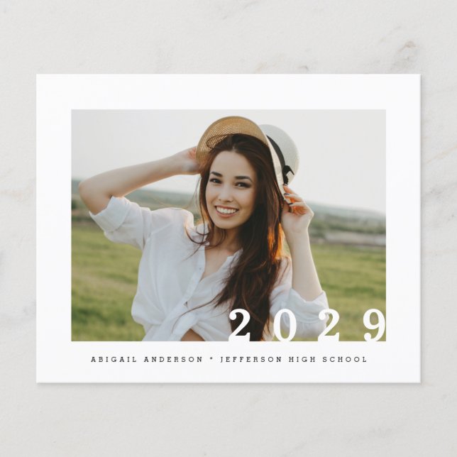 Orçamento 2023 Anúncio de Graduação Simples de Fot (Frente)