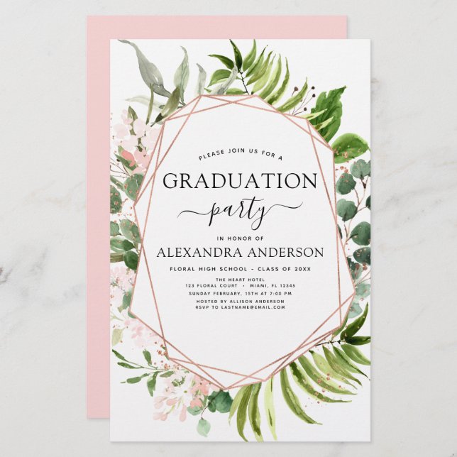 Orçamento 2023 Graduação Eucalyptus Greenery (Frente/Verso)