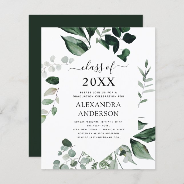 Orçamento 2023 Graduação Verde Botânica (Frente/Verso)