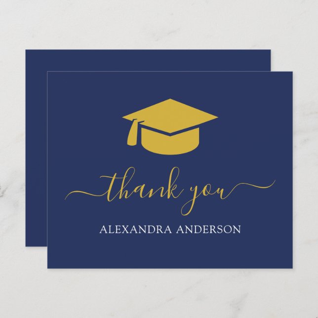 Orçamento 2024 Graduação Agradecimento Azul Marinh (Frente/Verso)