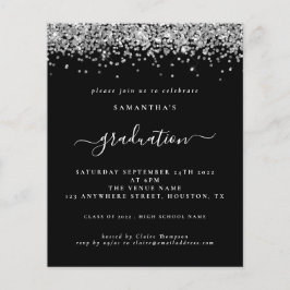 Orçamento 2024 Graduação Silver Glitter Black Invi