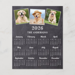 Orçamento 2027 Personalizado 3 Fotos Calendário Ca