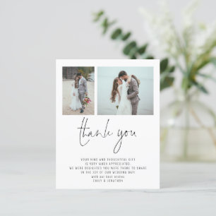 Orçamento 2 Foto Código QR Casamento Obrigado