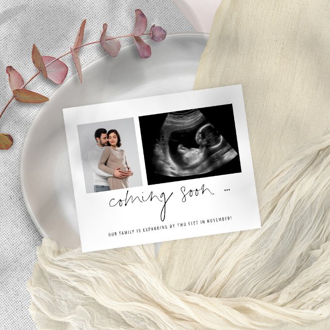 Orçamento 2 Foto em breve Anúncio de gravidez (Criador carregado)