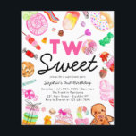 Orçamento 2 Kids Kids Kids Candyland Aniversário<br><div class="desc">Bonito 2 Kids Terrenos Doentes de Candy Candyland Convite Aniversário</div>