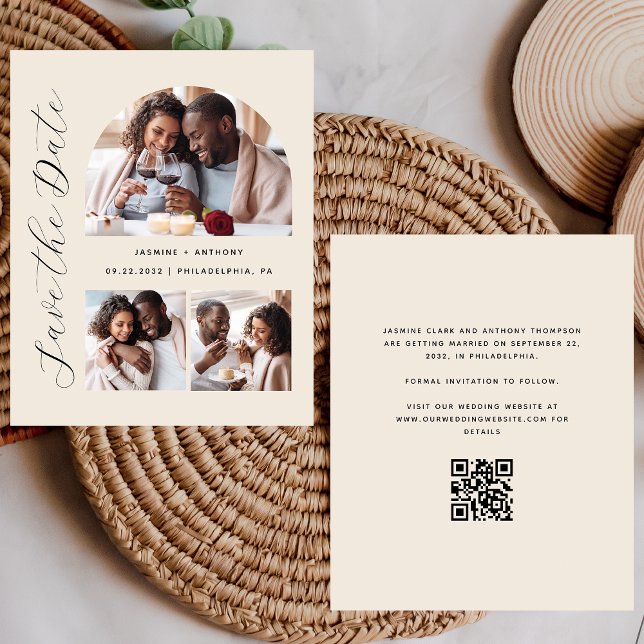 Orçamento 3- Arch de Fotografia Código QR Beige Sa (Criador carregado)