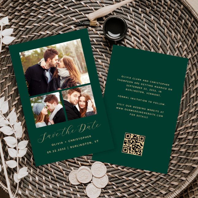 Orçamento 3-Colagem de Fotos Código QR Verde Salve (Criador carregado)