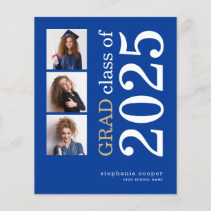 Orçamento 3 foto 2024 Anúncio de Graduação Azul