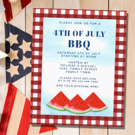 Orçamento 4 De Julho Convite Para CHURRASCOS