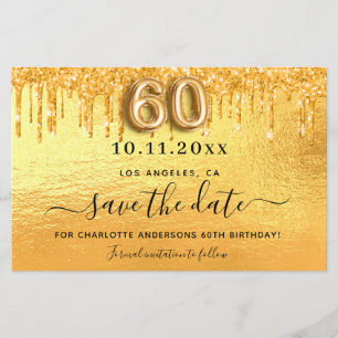 Orçamento 60º aniversário - brilho do ouro - sa