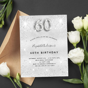 Orçamento 60º aniversário convite para relíquias d