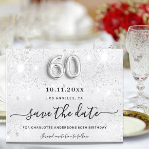 Orçamento 60º aniversário de cintilação prate