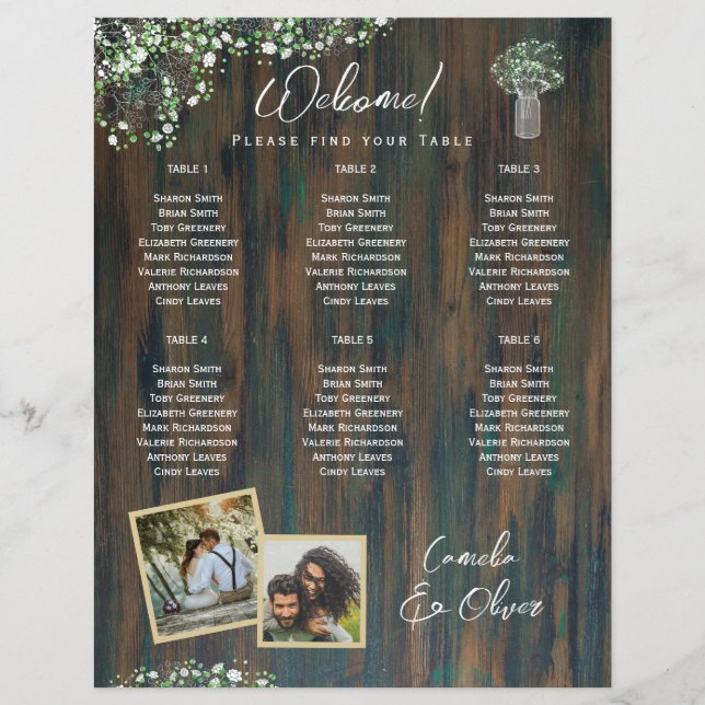 ORÇAMENTO 6 Mesa Rústica Gypsophila FOTO Sentada (Frente)