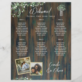 ORÇAMENTO 6 Mesa Rústica Gypsophila FOTO Sentada