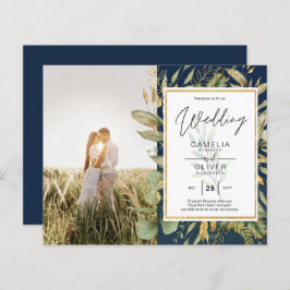 Orçamento All-in1 FOTO Greenery Wedding RSVP CÓDIG