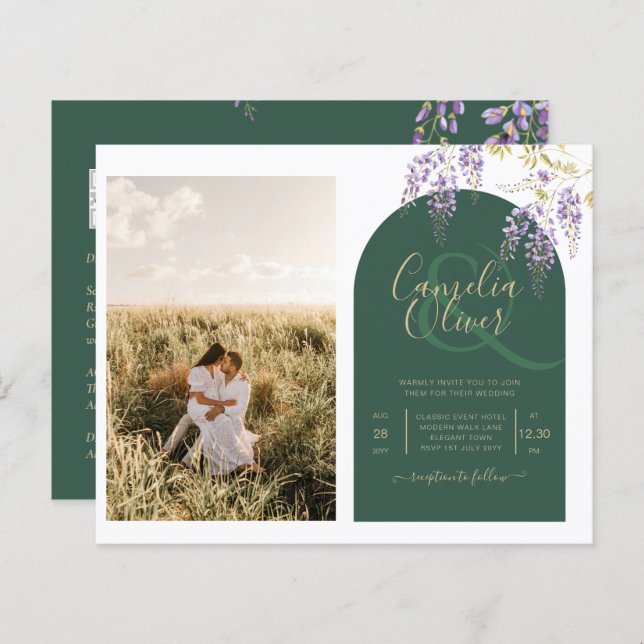 Orçamento All-in1 PHOTO Wedding Wisteria Código QR (Frente/Verso)