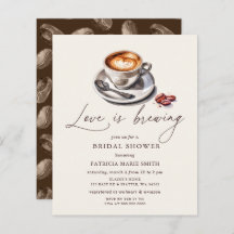 Orçamento Amor é Criar Chá de panela Café Convite