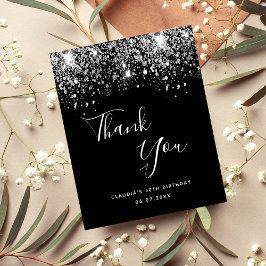 Orçamento Aniversário obrigado de relva negra