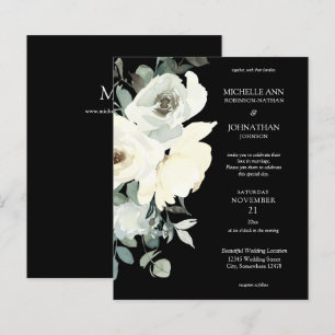 Orçamento Azul e Branco sobre Casamento Floral Pr