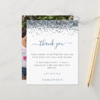 Orçamento Azul Foto da Festa Hen Muito Obrigado