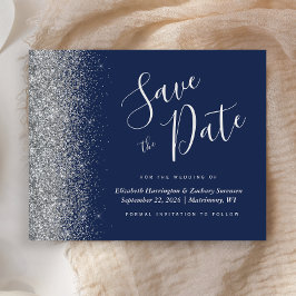 Orçamento Azul Marinho Prata Casamento Salvar a Da