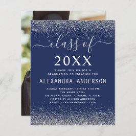 Orçamento Azul Marinho Prata Foto Graduação 2023