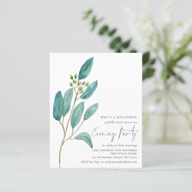 Orçamento Azul Sai do Partido da Noite de Casament (Em pé/Frente)